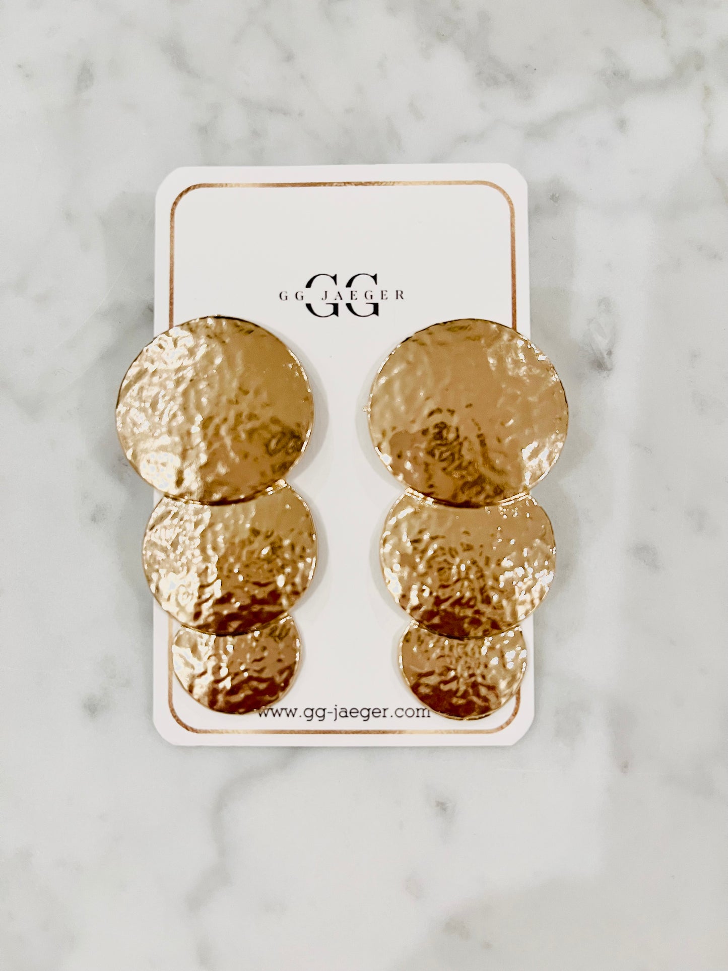 Gold Coin Earrings